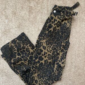 Leopard Print Women's Pants